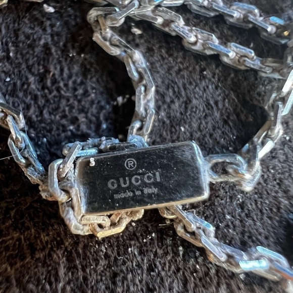 Gucci twist necklace withh semi-prec stone - Picture 5 of 10